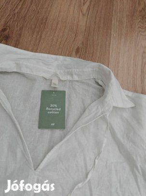 H&M len pamut Uj női blúz XL