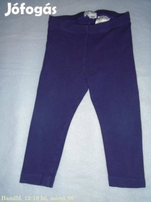 H&M lila színű leggings 12-18 hó (méret 86) nadrág