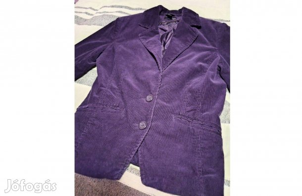 H&M női csodaszép lila zakó S, új