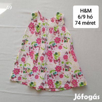 H&M nyári ruha 74 méret 
