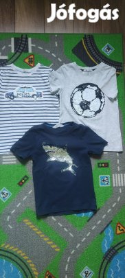 H&M rövid ujjú, flitteres póló csomag 122 128