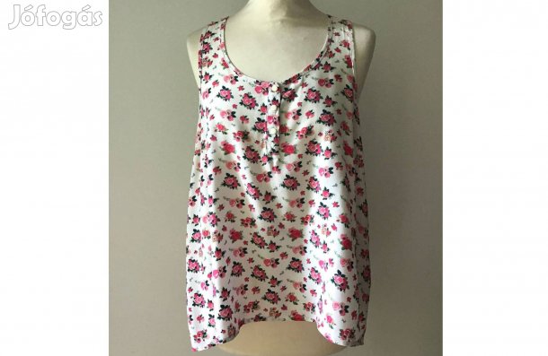 H&M rózsás top, laza nyári felső. 42-es