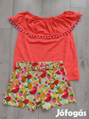 H&M vidám, gyümölcsös rövidnadrág, short - 134-140, 8-10 év