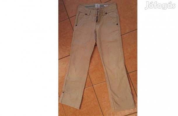 H&M világos mikrokordnadrág 146-os - mérve