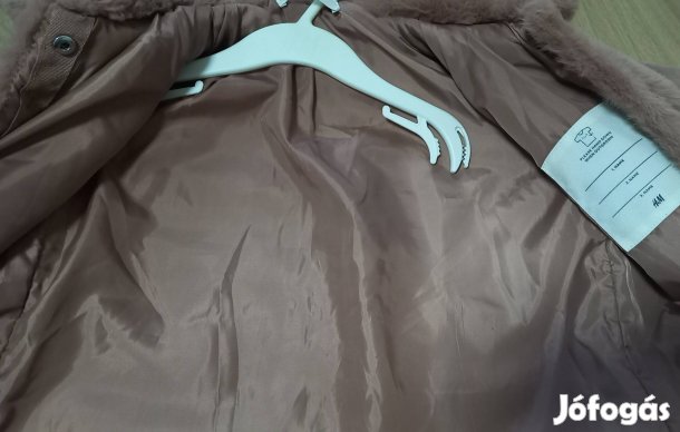H& M szőrmekabát 140 - és méret.