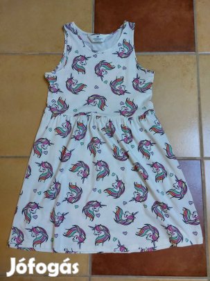 H&m 134/140 unikornisos ujjatlan ruha