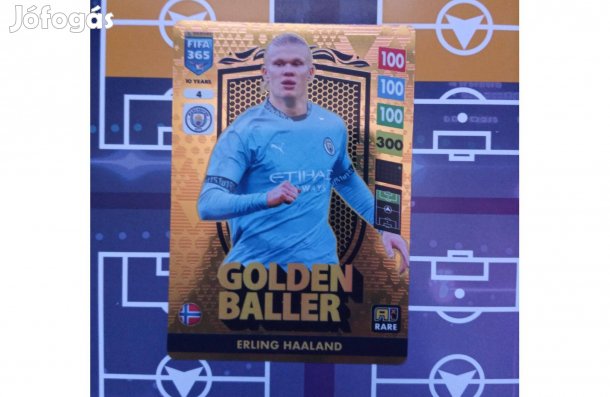 Haaland (Manchester City) Panini Fifa 365 2025 Golden Baller kártya