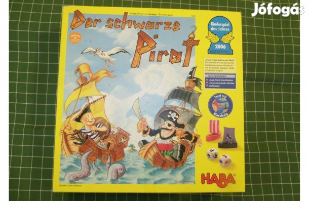 Haba 4232 Der schwarze Pirat Fekete kalóz társasjáték