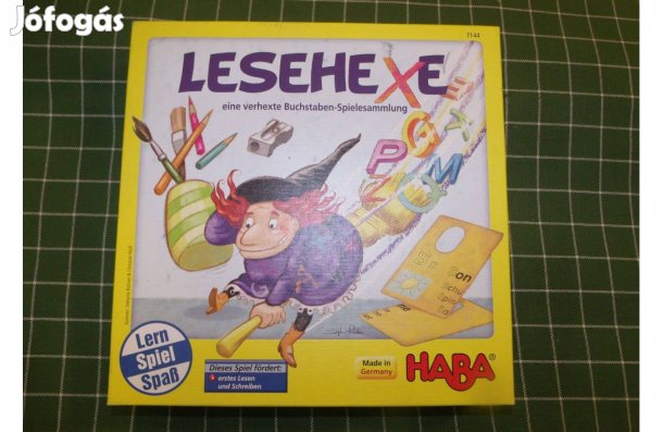 Haba 7144 Lesehexe Olvasóboszi