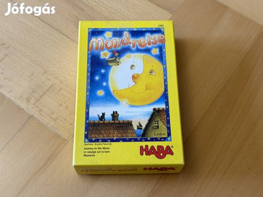 Haba Mondreise társasjáték fejlesztő játék demó kibontott