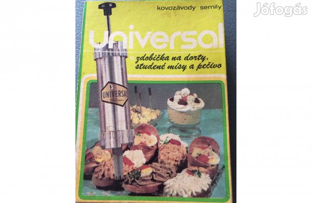 Habnyomócső díszítőfejekkel, tortadíszítő szett