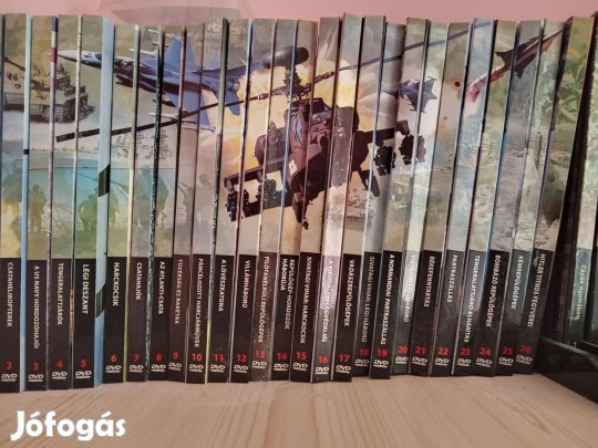 Háborúk és fegyverek DVD sorozat eladó