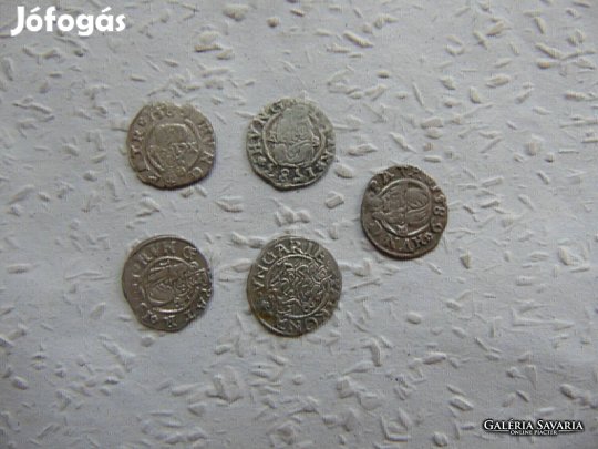 Habsburg ezüst dénár 5 darab LOT ! 01 Kép szerint