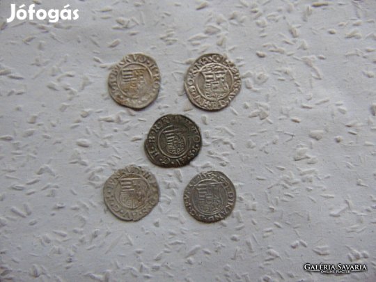 Habsburg ezüst dénár 5 darab LOT ! 02 Kép szerinti állapotban