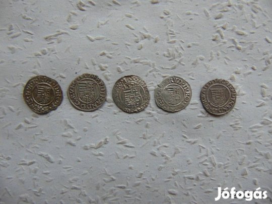 Habsburg ezüst dénár 5 darab LOT ! 07 Kép szerinti állapotban