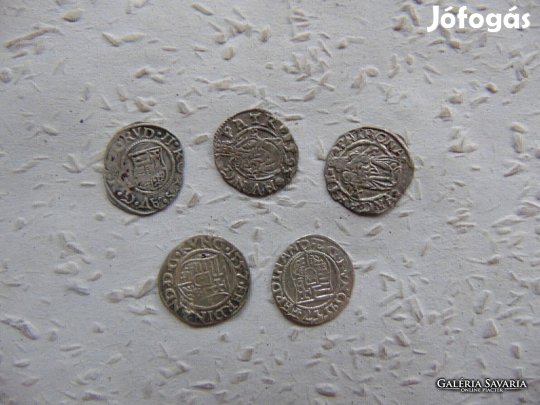 Habsburg ezüst dénár 5 darab LOT ! 14 Kép szerint