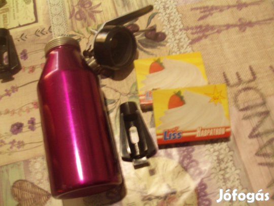 Habszifon 2 doboz patronnak, alkatrésszel