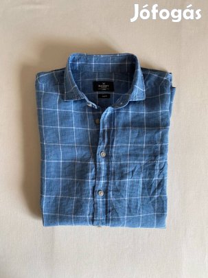 Hackett London férfi 100% lenvászon ing, L-es