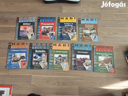 Hadi Krónika magazinok, 61db. Lista a leírásban.