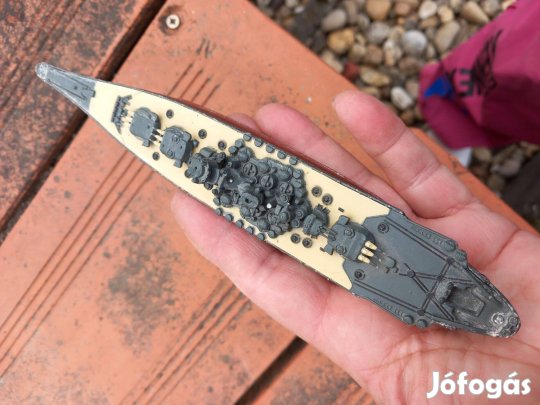 Hadihajó makett 3x20cm