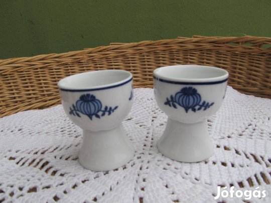 Hagymamintás porcelán tojástartó 2 db