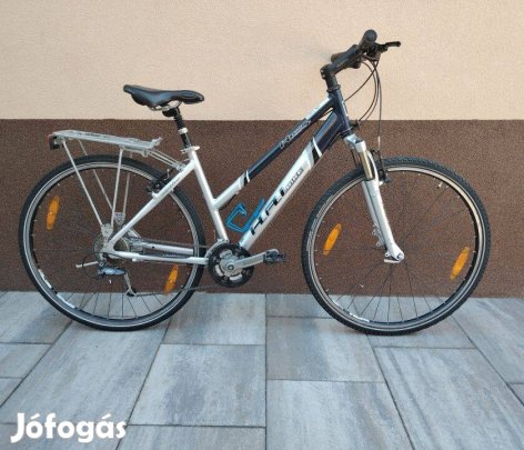 Haibike 28"-os , aluvázas, teleszkópos, cross trekking Deore kerékpár