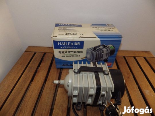 Hailea akvárium levegőztető kompresszor légpumpa, ACO-318 60l/min Sió