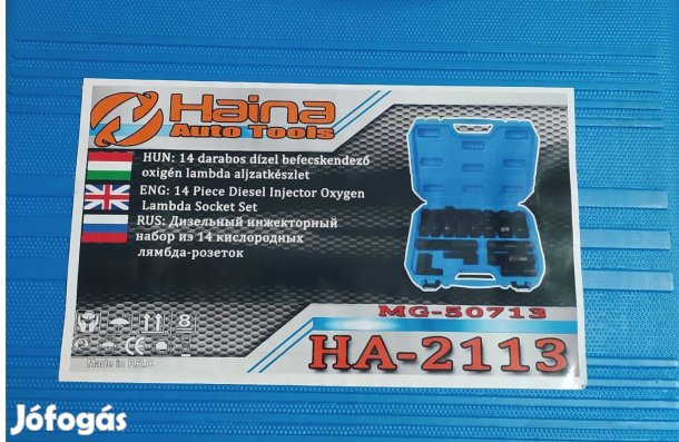 Haina 14 részes lambda szonda kiszedő dugókulcs készlet HA-2113