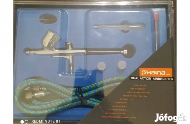 Haina Airbrush festékszóró készlet 3db fúvókával HM-7296
