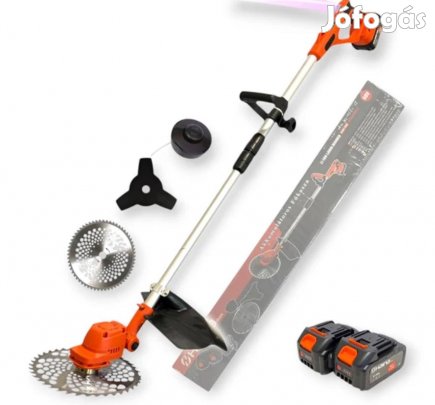 Haina Dupla Akkus Prémium Fűkasza és Bozótvágó LCD kijelzővel 68V