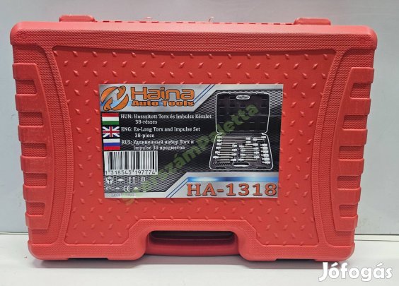 Haina Torx és imbusz készlet, hosszított, 39 darabos készlet, HA-1318