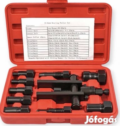 Haina belső csapágykihúzó készlet fészekből 8-25mm csapágylehúzó