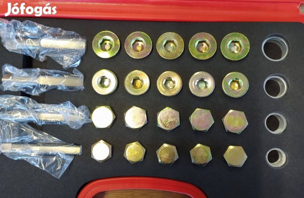 Haina olajleeresztó menetjavító készlet, 64-részes, HA-2099