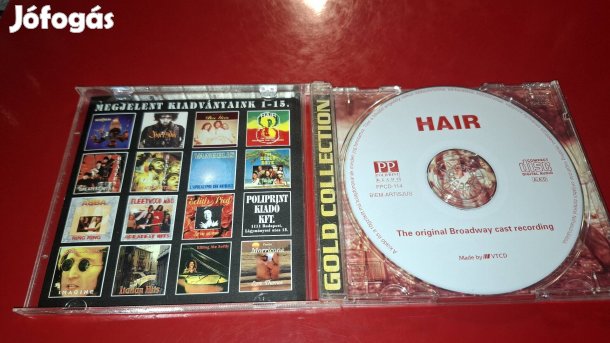 Hair The Original Broadway cast recording Cd 