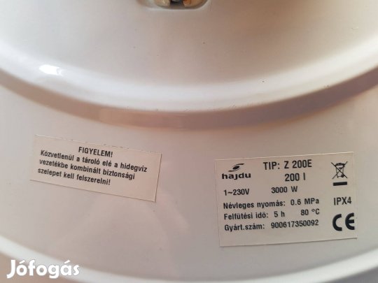 Hajdu 200 l bojler