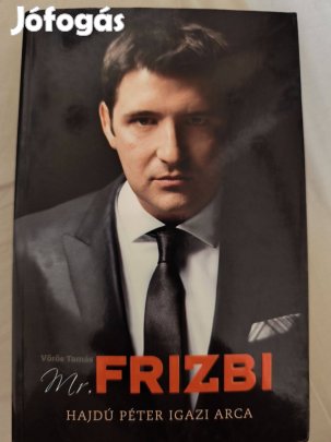 Hajdú Péter MR.Frizbi könyv, dedikált példány