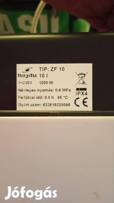 Hajdu vízmelegítő eladó 