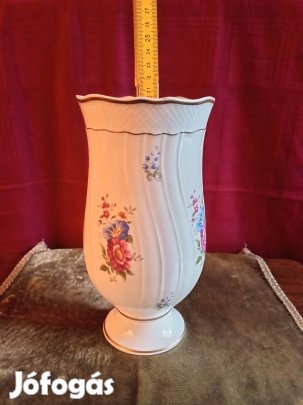 Hajnalka mintás Hollóházi porcelán váza 