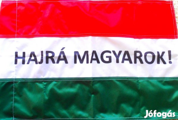 Hajrá Magyarok zászló. Méret: 60 x 40 cm