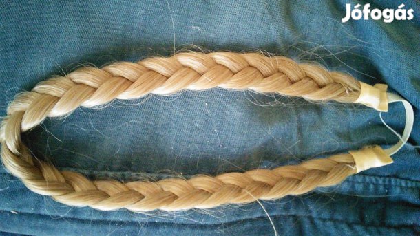 Hajráf hajpánt mesterséges haj szőke hajfonat