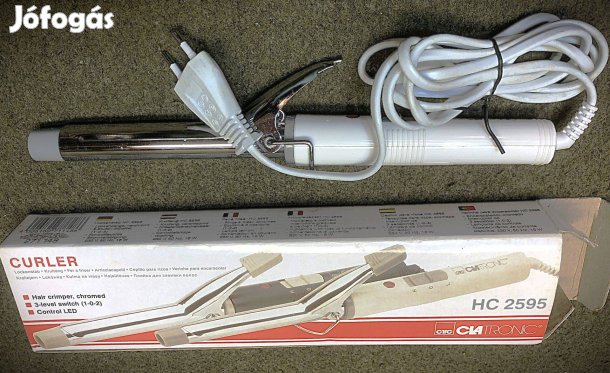Hajsütő vas, hajformázó, göndörítő, új, dobozában