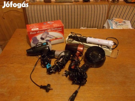 Hajszárítók, 5db