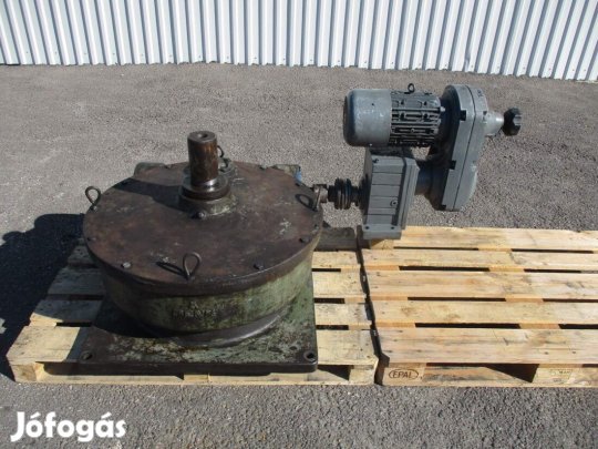 Hajtómű 4 kw hajtóműves motor közlőmű forgató asztal (2464)
