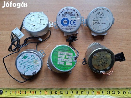 Hajtóműves szinkronmotor / 6 darab egyben