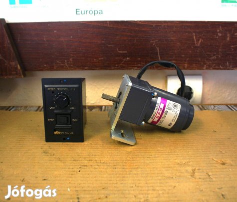 Hajtóműves villanymotor 1 fázisú sebességszabályzóval ( 7048 )