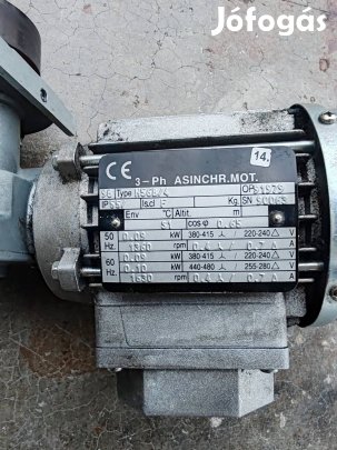 Hajtóműves villanymotor 