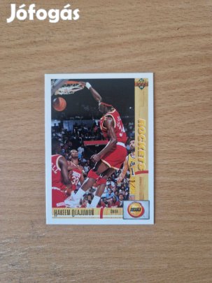 Hakeem Olajuwon Upper Deck 1991-92 #254 kosaras kártya