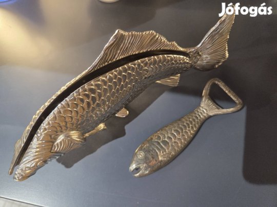 Hal formájú szalvéta tartó, és üveg nyitó