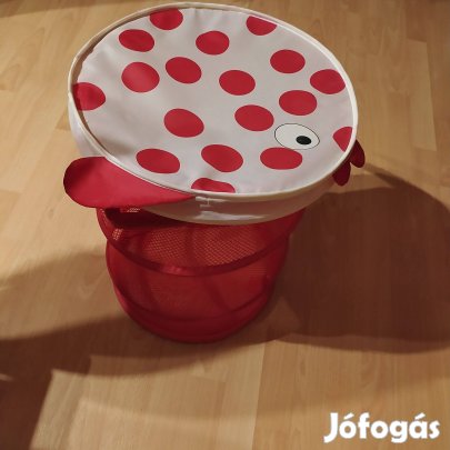 Halacskás összecsukható játéktároló