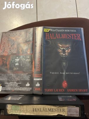 Halálmester 1 vhs horror nagytok 